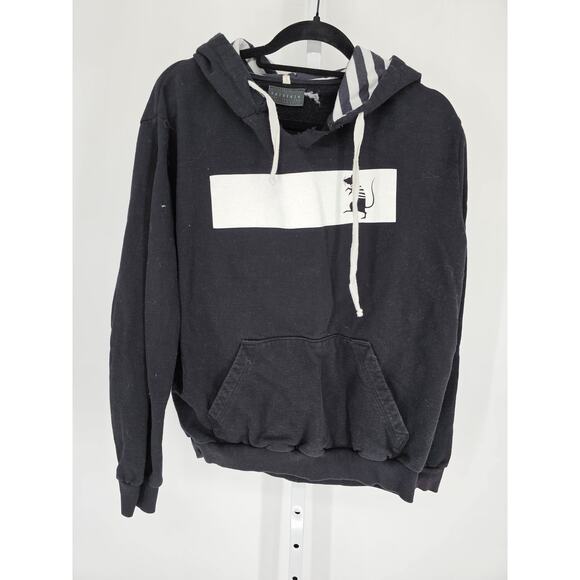 Frederik the Prison Castle Rat Womens Sz XL Pullover Hoodie Black White RARE - Picture 1 of 5